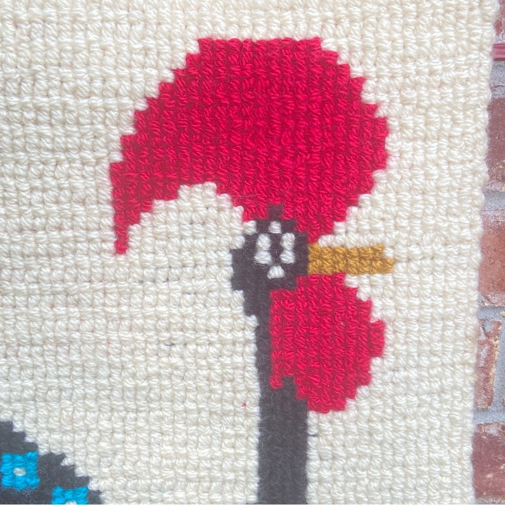 Vintage Portugal Rooster Textile Wall Hanging Folk Art - Picture 5 of 14